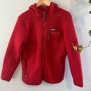 Patagonia Retro Pile Hoody. Fleece Zip. Size Medium